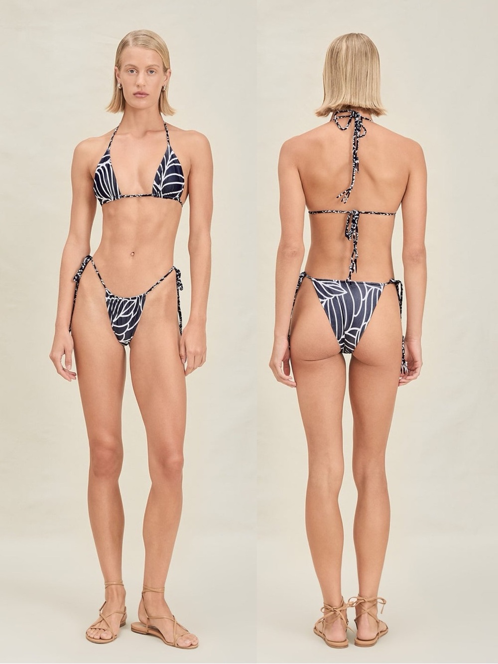 Devon Windsor | Wiona Top and Whit Bottoms Bikini